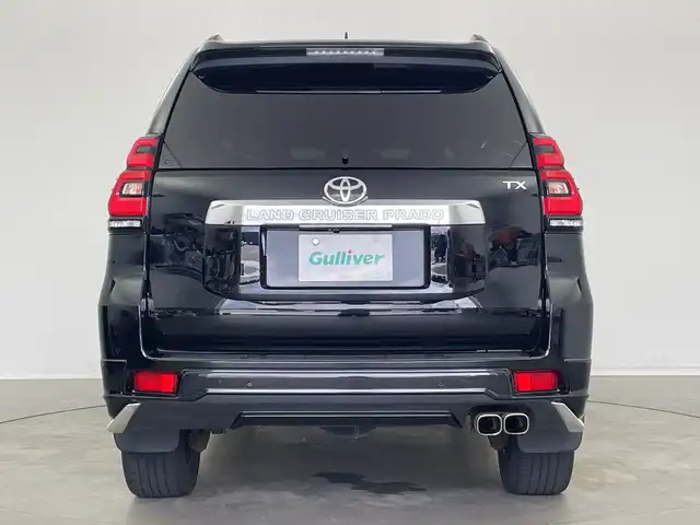 トヨタ ランドクルーザー プラド TX Lパッケージ 新潟県 2020(令2)年 7.2万km ブラック 純正メモリナビ（Bluetooth・USB・AM・FM）/サンルーフ　/ルーフレール　/アラウンドビューモニター　/レザーシート　/純正ビルトインETC2.0　/ワンオーナー/衝突被害軽減システム/前席パワーシート/前席シートヒーター/前席エアシート　/リアエアロパーツ　/追従クルーズコントロール/前後コーナーセンサー/レーンキープアシスト/パーキングアシスト/前後ドライブレコーダー/LEDオートライト　/オートマチックハイビーム/ヘッドライトウォッシャー/ブラインドスポットモニター/MTモード付AT/ステアリングスイッチ/スマートキー/純正フロアマット/純正１９インチアルミホイール