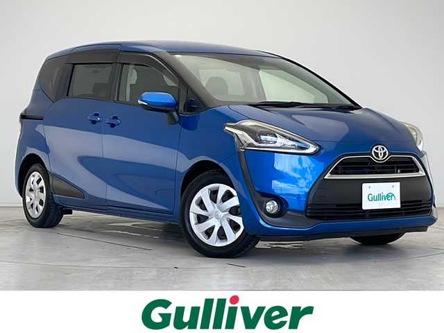 トヨタ シエンタ G 愛知県 2017(平29)年 4.6万km コバルトブルーメタリック SDナビ/両側パワースライドドア/ワンセグ/Bluetooth/LEDヘッドライト/オートライト/ドライブレコーダー/ETC/ステアリングスイッチ/スマートキー/プッシュスタート