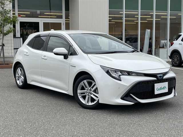 トヨタ カローラ スポーツ ハイブリッドG 石川県 2019(令1)年 4.8万km ホワイトパールクリスタルシャイン 純正9型ディスプレイオーディオ/フルセグTV/バックカメラ/LEDヘッドライト/ETC/ドライブレコーダー/トヨタセーフティセンス/レーダークルーズ/純正アルミホイール/スマートキー/プッシュスタート/オートライト/置くだけ充電/保証書