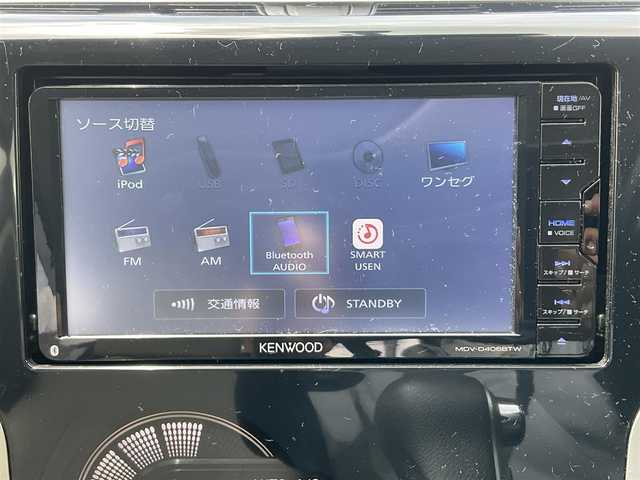 三菱 ｅＫワゴン G 滋賀県 2014(平26)年 10.9万km クールシルバーメタリック 純正14インチアルミホイール/ケンウッドナビゲーション（MDV-D406BTW）/・ワンセグTV/・CD/DVD/・Bluetooth/バックカメラ/プッシュスタート/アイドリングストップ/コーナーポール（手動伸縮式）/スペアキー