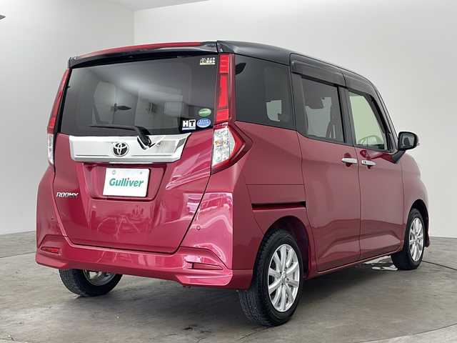 トヨタ ルーミー カスタムG S 兵庫県 2018(平30)年 7.6万km ブラックマイカ/マゼンダベリーメタリック ・純正ナビ/Bluetooth/CD/SD//・バックカメラ/・クルーズコントロール/・スマートアシスト/・アイドリングストップ/・前席シートヒーター/・LEDオートライト/・LEDフォグランプ/・純正アルミホイールタイヤ預かり込/・両側パワースライドドア/・ツートンルーフ/・純正ドライブレコーダー