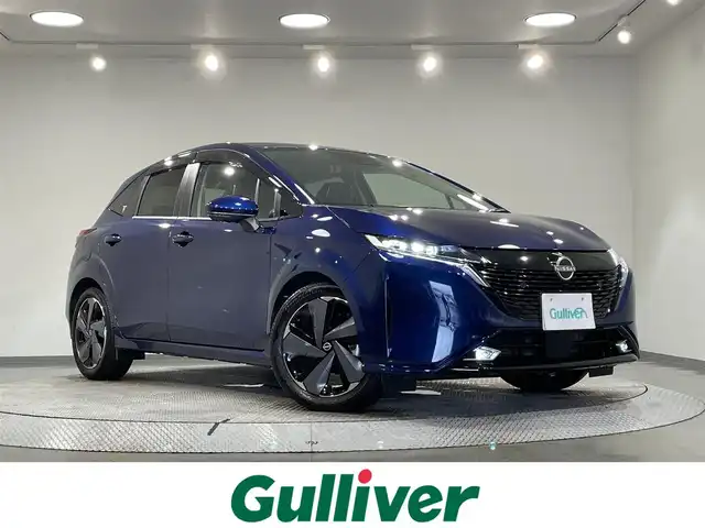 日産 オーラ G レザーエディション 愛知県 2023(令5)年 0.6万km オーロラフレアブルーパール 純正９インチナビ/（AM/FM/フルセグTV/USB/Bluetooth/AppleCarPlay/AudroidAuto/HDMI）/ＢＯＳＥサウンド　/プロパイロット　/アラウンドビューモニター　/ＥＴＣ２．０　/ＬＥＤヘッドライト　/純正ドライブレコーダー　/ブラインドスポットモニター/インテリジェントルームミラー　/ワイヤレス充電　/コーナーセンサー/SOSコール/プッシュスタート/スマートキー/純正フロアマット/純正アルミホイール