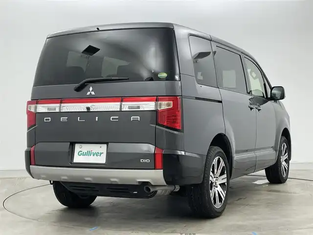 三菱 デリカＤ：５ G パワーパッケージ 岡山県 2019(平31)年 7.5万km アイガーグレーM/ダイヤモンドブラックマイカ 純正ナビ/【Bluetooth/フルセグTV/CD/DVD/USB接続】/純正フリップダウンモニター/前席シートヒーター/運転席パワーシート/バックカメラ/両側パワースライドドア/追従型クルーズコントロール/ビルトインＥＴＣ/ＬＥＤヘッドライト/オートハイビーム/衝突軽減ブレーキシステム/パドルシフト/オートブレーキホールド/純正18インチアルミホイール/4WD