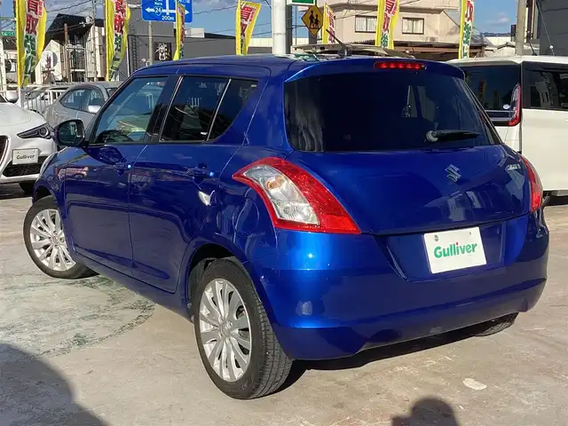 スズキ スイフト XS 京都府 2011(平23)年 7.8万km ブーストブルーパールメタリック 社外HDDナビ(AVIC-HRZ990)/　CD DVD MSV BT フルセグTV/ビルトインETC/HIDヘッドライト/オートライト/フロントフォグ/スマートキー×2/クルーズコントロール/レザーステアリング/運転席アームレスト/パドルシフト/新車保証書/取扱説明書