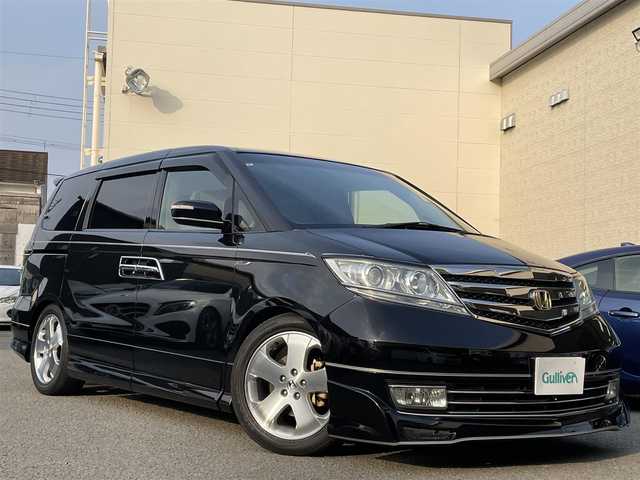 ホンダ エリシオン プレステージ S HDDナビ SP 和歌山県 2009(平21)年 9.3万km プレミアムブラキッシュパール 純正HDDインターナビ・CD・DVD/バックカメラ/社外フリップダウンモニター/社外フロント・リアスポイラー/社外車高調/社外マフラー/社外フォグランプ/HIDヘッドライト/ウッドコンビステアリング/ハーフレザーシート/社外リアシーケンシャルウィンカー/キーレス/スペアキー/保証書/取扱説明書