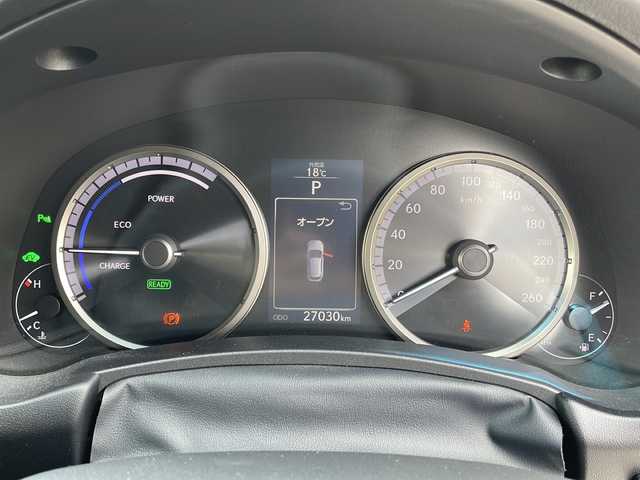 レクサス ＮＸ 300h Fスポーツ 山口県 2017(平29)年 2.7万km ホワイトノーヴァガラスフレーク ワンオーナー/メーカーオプションナビ/(CD/DVD/USB/Bluetooth/フルセグTV)/バックカメラ/ビルトインETC2.0/純正エアロ/衝突軽減ブレーキ/レーンキープアシスト/コーナーセンサー/レーダークルーズコントロール/パワーバックドア/オートライト/オートハイビーム/三眼LEDヘッドランプ/フォグランプ/シーケンシャルウィンカー/ステアリングスイッチ/パドルシフト/プッシュスタート/スマートキー×２/カードキー×１/レザーシート/パワーシート/シートヒーター/エアシート/ハンドルヒーター/純正フロアマット/社外アルミホイール/取扱説明書/保証書