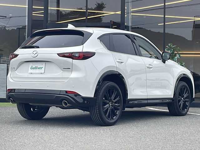 マツダ ＣＸ－５ XD スポーツアピアランス 大阪府 2025(令7)年 0.4万km ロジウムホワイトプレミアムメタリック ワンオーナー/BOSEサウンド/全方位カメラ/10.25インチナビ[地図SDなし]/フルセグTV/BT/USB/appleCarPlay/ヘッドアップディスプレイ/ブラインドスポットモニター/スマートブレーキサポート/オートハイビーム/パーキングセンサー/ワイヤレス充電/黒革席/シートヒーター前後2席/ベンチレーションD/N席/ステアリングヒーター/純正フロアマット/パワーシートD/N席/シートメモリー機能/純正19インチAW/パワーバックドア/ETC/保証書/スペアキーx1