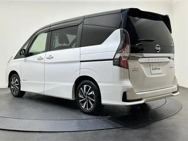 日産 セレナ e－パワー ハイウェイスター V 愛媛県 2020(令2)年 2.9万km ブリリアントホワイトパール 2トーン ・プロパイロット/・エマージェンシーブレーキ /・純正ナビゲーション/・Bluetooth/フルセグテレビ/DVD/・アラウンドビューモニター/・フリップダウンモニター/・両側パワースライドドア/・ドライブレコーダー/・ETC/・LEDヘッドライト/・カプロンハーフシート