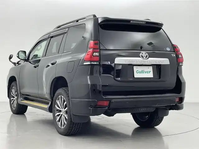 トヨタ ランドクルーザー プラド TX Lパッケージ 熊本県 2019(平31)年 5万km ブラック 4WD/禁煙車/サンルーフ/純正メモリナビ【NSZT-Y68T】/　フルセグTV/Bluetooth/CD/DVD/USB/HDMI/レーダークルーズコントロール/前席パワーシート/レザーシート/前席シートヒーター/前席エアシート/衝突被害軽減ブレーキ/レーンキープアシスト/前後コーナーセンサー/バックモニター/ビルトインETC/横滑り防止装置/オートマチックハイビーム/LEDヘッドライト/オートライト/ステアリングスイッチ/レザーステアリング/サブウーファー/スマートキー/プッシュスタート
