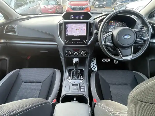 スバル インプレッサ スポーツ 2．0i－S アイサイト 島根県 2019(平31)年 4.5万km クォーツブルーP 4WD/純正８インチDIATONEメモリナビ　/(AM/FM/フルセグTV/ＣＤ・ＤＶＤ再生/Ｂｌｕｅｔｏｏｔｈ・ＵＳＢ接続)　/アイサイト/プリクラッシュブレーキ/レーンアシスト/全車速追従機能付クルーズコントロール　/誤発進抑制機能/ブラインドスポットモニター/リアコーナーセンサー　/前方ドライブレコーダー　/ＥＴＣ2.0/バックカメラ／サイドカメラ　/前席パワーシート/電動パーキングブレーキ/オートホールド/パドルシフト　/オートハイビーム／ライト　/純正ＬＥＤヘッドライト/純正18インチアルミホイール/プッシュスタート/スマートキー/スペアキー1本/ステアリングスイッチ/電動格納ウインカーミラー/アイドリングストップ/トノカバー