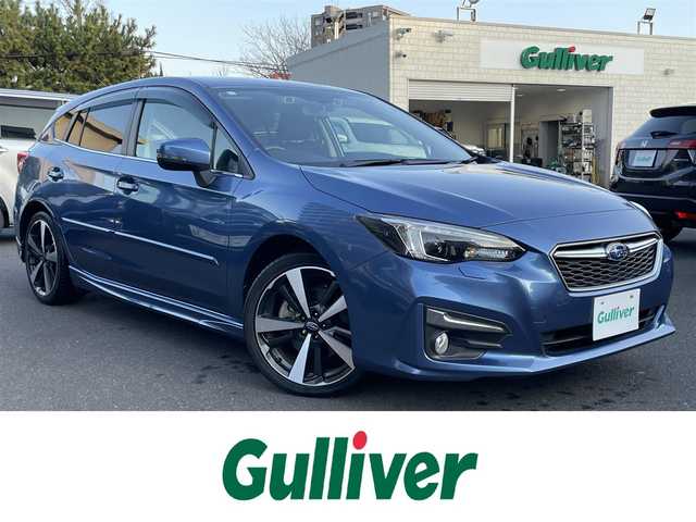 スバル インプレッサ スポーツ 2．0i－S アイサイト 島根県 2019(平31)年 4.5万km クォーツブルーP 4WD/純正８インチDIATONEメモリナビ　/(AM/FM/フルセグTV/ＣＤ・ＤＶＤ再生/Ｂｌｕｅｔｏｏｔｈ・ＵＳＢ接続)　/アイサイト/プリクラッシュブレーキ/レーンアシスト/全車速追従機能付クルーズコントロール　/誤発進抑制機能/ブラインドスポットモニター/リアコーナーセンサー　/前方ドライブレコーダー　/ＥＴＣ2.0/バックカメラ／サイドカメラ　/前席パワーシート/電動パーキングブレーキ/オートホールド/パドルシフト　/オートハイビーム／ライト　/純正ＬＥＤヘッドライト/純正18インチアルミホイール/プッシュスタート/スマートキー/スペアキー1本/ステアリングスイッチ/電動格納ウインカーミラー/アイドリングストップ/トノカバー