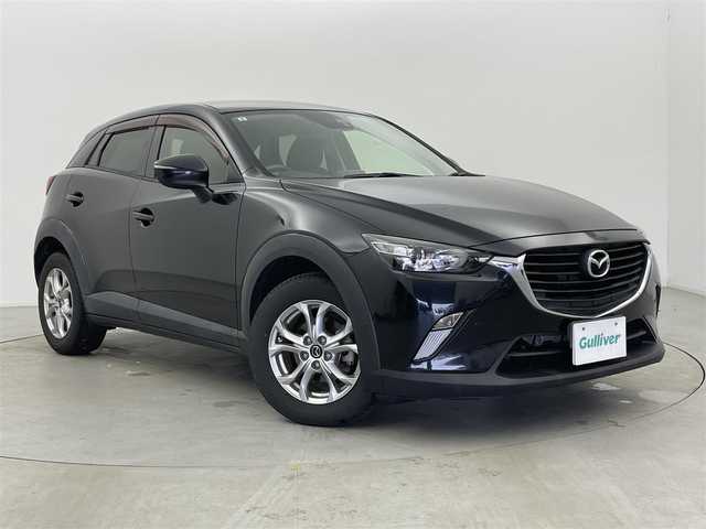 マツダ ＣＸ－３ XD 富山県 2015(平27)年 6.7万km ジェットブラックマイカ 純正ナビ（AM/FM/CD/DVD/BT/USB）/フルセグTV/バックカメラ/衝突軽減ブレーキ/コーナーセンサー/プッシュスタート/スマートキー/TCS/純正フロアマット/アイドリングストップ/トノカバー/革巻きステアリング
