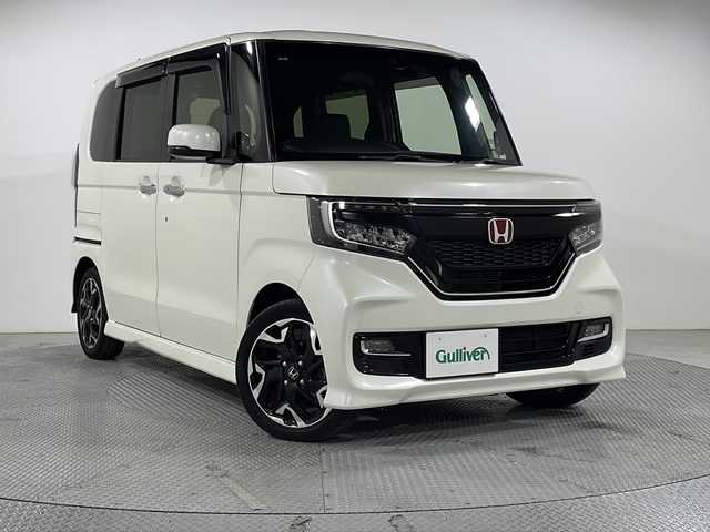 ホンダ Ｎ ＢＯＸ カスタム G L ターボ ホンダセンシング 広島県 2018(平30)年 2.5万km プレミアムホワイトパールⅡ 純正8型ナビ/両側パワースライドドア/バックカメラ/パドルシフト/ハーフレザーシート/ホンダセンシング/・衝突軽減ブレーキ/・レーンキープアシスト/・アダプティブクルーズコントロール/・誤発進抑制機能/LEDヘッドランプ/純正15インチAW/ETC