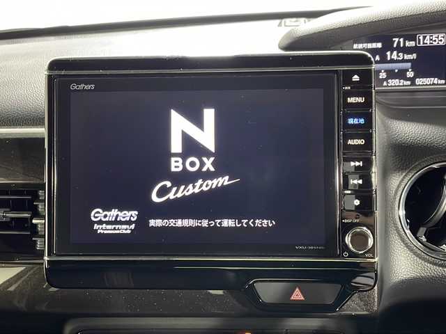 ホンダ Ｎ ＢＯＸ カスタム G L ターボ ホンダセンシング 広島県 2018(平30)年 2.5万km プレミアムホワイトパールⅡ 純正8型ナビ/両側パワースライドドア/バックカメラ/パドルシフト/ハーフレザーシート/ホンダセンシング/・衝突軽減ブレーキ/・レーンキープアシスト/・アダプティブクルーズコントロール/・誤発進抑制機能/LEDヘッドランプ/純正15インチAW/ETC