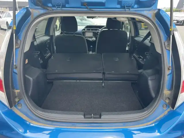 トヨタ アクア S 茨城県 2015(平27)年 9.8万km コバルトブルーメタリック 純正ナビ/Bluetooth/CD、DVD/ワンセグTV/バックカメラ/プッシュスタート/ETC/横滑り防止装置/電格ミラー/ステアリングリモコン/オートライト