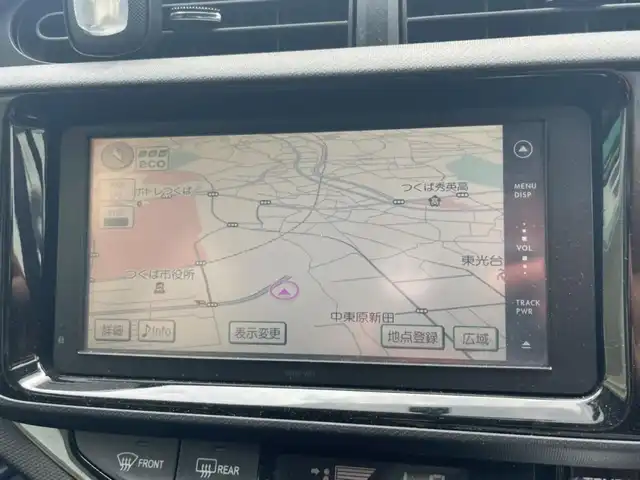 トヨタ アクア S 茨城県 2015(平27)年 9.8万km コバルトブルーメタリック 純正ナビ/Bluetooth/CD、DVD/ワンセグTV/バックカメラ/プッシュスタート/ETC/横滑り防止装置/電格ミラー/ステアリングリモコン/オートライト
