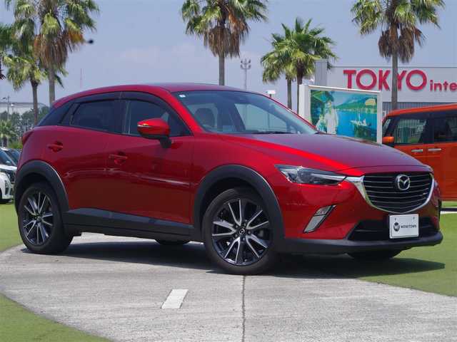 マツダ ＣＸ－３ 20S プロアクティブ 千葉県 2017(平29)年 3.3万km ソウルレッドクリスタルM スマートシティブレーキサポート/ブラインドスポットモニタリング/レーンキープ・アシスト・システム/アクティブ・ドライビング・ディスプレイ/ハーフレザーシート/純正SDナビ/地デジTV/【DVD/CD再生機能　Bluetooth接続】/バックカメラ/革巻きステアリング/パドルシフト/LEDヘッドライト/フォグライト/ウインカーミラー/リアコーナーセンサー/純正18インチアルミホイル/サイド/カーテンエアバッグ/アドバンストキーレスエントリー