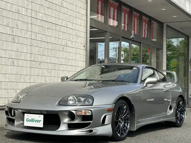 トヨタ スープラ SZ 埼玉県 2002(平14)年 8.4万km シルバーM 外部検査済み/BOMEXエアロキット/Weds/sport18インチ/純正足廻り/純正マフラー/KENWOODナビ/（CD/DVD/Bluetooth）/バックカメラ/Wエアバッグ/ABS/デジタルミラー/ドライブレコーダー/ETC