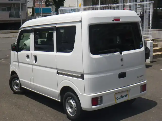 スズキ エブリイ PC 神奈川県 2017(平29)年 2.8万km スペリアホワイト 登録時27740km/社外ポータブルナビ/（ワンセグTV/SD）/純正オーディオ/前席パワーウインドウ/キーレスキー/スペアキー/ETC/オーバーヘッドコンソール/純正ゴムマット/純正サイドバイザー/取説書/保証書/点検記録/ 30/7  R1/7  R3/7/ R4/8  R5/7