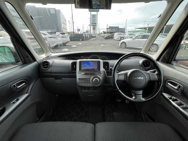 ダイハツ タント カスタム RS 千葉県 2008(平20)年 9.3万km タングステングレーM 社外SDナビ【AVIC-MRZ09】/・CD/DVD/MSV/Bluetooth/フルセグ/左後パワースライドドア/スマートキー/純正キセノンヘッドライト/フォグランプ/純正15インチアルミホイール/ETC/本革巻きステアリング/ドアバイザー