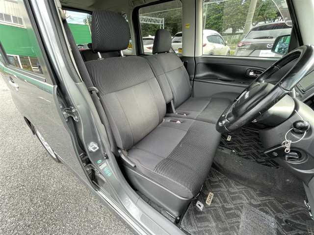 ダイハツ タント カスタム RS 千葉県 2008(平20)年 9.3万km タングステングレーM 社外SDナビ【AVIC-MRZ09】/・CD/DVD/MSV/Bluetooth/フルセグ/左後パワースライドドア/スマートキー/純正キセノンヘッドライト/フォグランプ/純正15インチアルミホイール/ETC/本革巻きステアリング/ドアバイザー