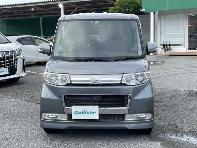 ダイハツ タント カスタム RS 千葉県 2008(平20)年 9.3万km タングステングレーM 社外SDナビ【AVIC-MRZ09】/・CD/DVD/MSV/Bluetooth/フルセグ/左後パワースライドドア/スマートキー/純正キセノンヘッドライト/フォグランプ/純正15インチアルミホイール/ETC/本革巻きステアリング/ドアバイザー