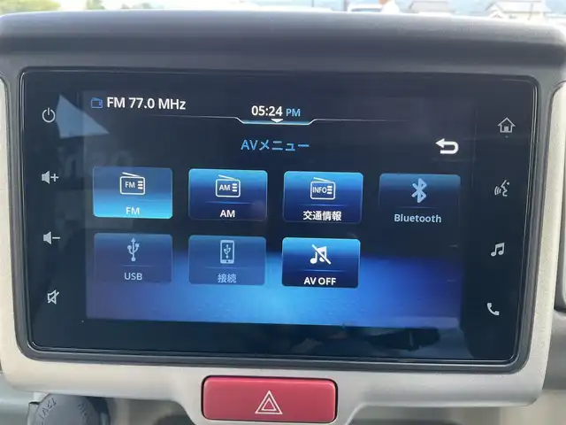 スズキ エブリィ ワゴン PZターボ 滋賀県 2024(令6)年 0.6万km ブルーイッシュブラックパール3 ワンオーナー/車検9年11月まで/ターボ車/スズキセーフティサポート/純正7インチディスプレイオーディオ/　　スマートフォン連携機能、Bluetooth/バックカメラ/片側パワースライドドア/ETC/純正LEDヘッドライト、LEDフォグランプ/運転席シートヒーター/USB電源ソケット/純正14インチアルミホイール/スペアキー有り/取扱説明書/保証書/