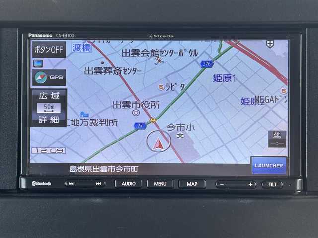 スズキ スペーシア HYBRID G 島根県 2018(平30)年 2.7万km シフォンアイボリーM 社外SDナビ(CN-E310D)/CD/Bluetooth/ワンセグTV/バックカメラ/ETC/前後ドラレコ/アイドリングストップ/両側スライドドア/スマートキー/プッシュスタート/純正フロアマット/ドアバイザー/スペアキー1本
