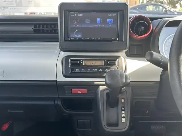スズキ スペーシア HYBRID G 島根県 2018(平30)年 2.7万km シフォンアイボリーM 社外SDナビ(CN-E310D)/CD/Bluetooth/ワンセグTV/バックカメラ/ETC/前後ドラレコ/アイドリングストップ/両側スライドドア/スマートキー/プッシュスタート/純正フロアマット/ドアバイザー/スペアキー1本