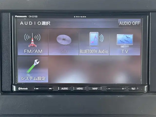 スズキ スペーシア HYBRID G 島根県 2018(平30)年 2.7万km シフォンアイボリーM 社外SDナビ(CN-E310D)/CD/Bluetooth/ワンセグTV/バックカメラ/ETC/前後ドラレコ/アイドリングストップ/両側スライドドア/スマートキー/プッシュスタート/純正フロアマット/ドアバイザー/スペアキー1本