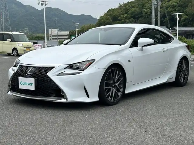 レクサス ＲＣ 兵庫県 2016(平28)年 7.6万km ホワイトノーヴァガラスフレーク 純正７型ナビ/・BLu.BT.TV.AM.FM/エスペリアダウンサス（純正サス車載）/レーダークルーズコントロール/エスペリアダウンサス/ＢＳＭ/前席シートヒーター/ベンチレーション/ハンドルヒーター/パドルシフト/オートマチックハイビーム/レーンキープアシスト/カーテンエアバック/ＥＴＣ/電動格納ミラー/純正フロアマット