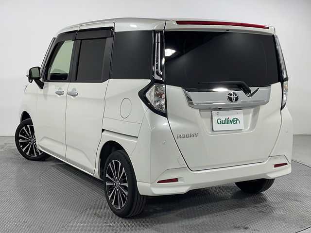 トヨタ ルーミー カスタムG－T 広島県 2023(令5)年 1.9万km パールホワイトⅢ 純正9型ディスプレイオーディオ/両側パワースライドドア/バックカメラ/レーダークルーズコントロール/衝突軽減ブレーキ/車線逸脱警報/オートハイビーム/誤発進抑制/前後コーナーセンサー/純正アルミホイール/LEDヘッドライト/オートライト/ETC/ドラレコ