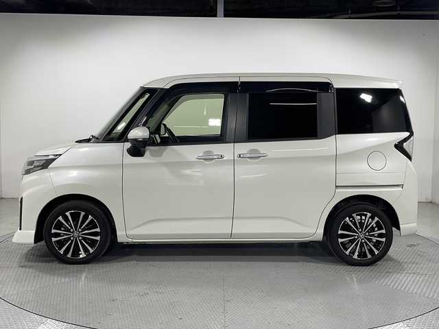 トヨタ ルーミー カスタムG－T 広島県 2023(令5)年 1.9万km パールホワイトⅢ 純正9型ディスプレイオーディオ/両側パワースライドドア/バックカメラ/レーダークルーズコントロール/衝突軽減ブレーキ/車線逸脱警報/オートハイビーム/誤発進抑制/前後コーナーセンサー/純正アルミホイール/LEDヘッドライト/オートライト/ETC/ドラレコ