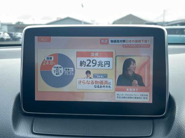 マツダ デミオ XD ツーリング 岩手県 2015(平27)年 9万km スノーフレイクホワイトパールマイカ 純正SDナビ/フルセグTV/バックカメラ/レーダークルーズコントロール/衝突被害軽減ブレーキ/横滑り防止装置/アイドリングストップ/オートライト/LEDヘッドライト/フォグランプ/スマートキー/プッシュスタート/電動格納ミラー/純正15インチAW/純正AWノーマルタイヤ車載/純正フロアマット/純正ドアバイザー/保証書/取扱説明書