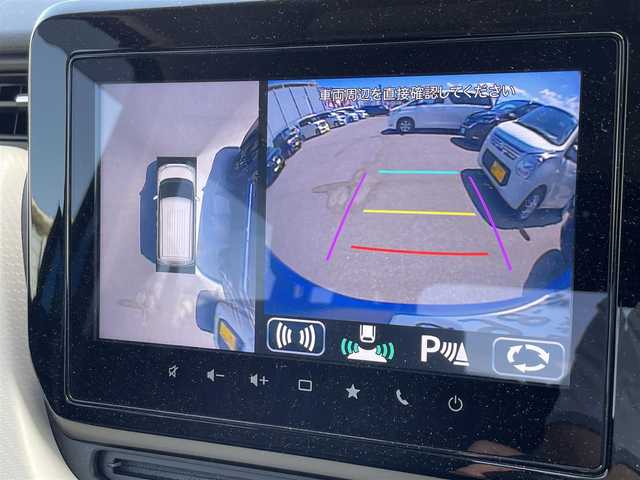 スズキ ソリオ HV MZ 滋賀県 2021(令3)年 1.1万km スピーディーブルーM 純正9型ナビ/・ＣＤ/・ＤＶＤ/・Bluetooth/・フルセグTV/全方位カメラ/ETC/前後ドライブレコーダー/コーナーセンサー/追従クルーズコントロール/ヘッドアップディスプレイ/スマートキー/スペアキー/デュアルカメラブレーキサポート