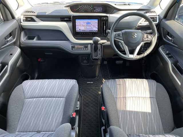 スズキ ソリオ HV MZ 滋賀県 2021(令3)年 1.1万km スピーディーブルーM 純正9型ナビ/・ＣＤ/・ＤＶＤ/・Bluetooth/・フルセグTV/全方位カメラ/ETC/前後ドライブレコーダー/コーナーセンサー/追従クルーズコントロール/ヘッドアップディスプレイ/スマートキー/スペアキー/デュアルカメラブレーキサポート