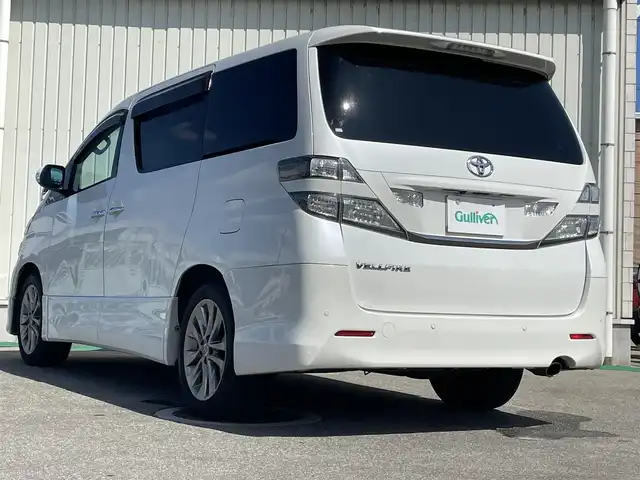 トヨタ ヴェルファイア 2．4Z プラチナセレクション 富山県 2010(平22)年 7.5万km ホワイトパールクリスタルシャイン ダブルサンルーフ／/メーカーナビ／/フルセグＴＶ／/ＤＶＤ再生／/バックカメラ／/純正フリップダウンモニター／/両側パワースライドドア／/７人乗／/ステアリングスイッチ／/ビルトインＥＴＣ／/パワーバックドア／