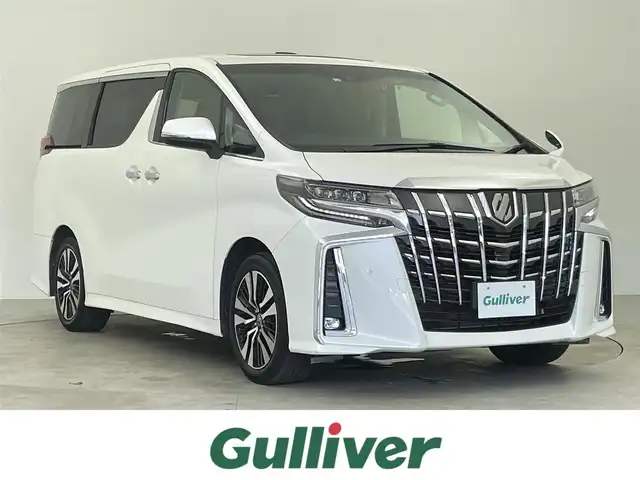 トヨタ アルファード S Cパッケージ 千葉県 2022(令4)年 2.6万km ホワイトパールクリスタルシャイン ツインムーンルーフ/セーフティセンス（予防安全パッケージ）/・プリクラッシュセーフティ/・ロードサインアシスト/・レーダークルーズコントロール（全車速追従機能付）/・レーントレーシングアシスト/・アダプティブハイビームシステム/純正9インチディスプレイオーディオ/・フルセグTV/・Bluetooth接続/・Miracast/・バックカメラ/純正フリップダウンモニター/両側パワースライドドア/ブラックレザーシート/・パワーシート/・快適温熱シート/デジタルインナーミラー/パワーバックドア/ブラインドスポットモニター/前後コーナーセンサー/スマートキー