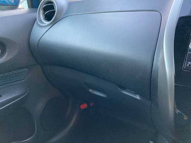 日産 ノート XVセレ +セーフ 愛媛県 2015(平27)年 8万km グレイッシュブルー 純正ナビ（MC314D-W)/・CD/DVD/ワンセグTV/MSV/Bluetooth/ETC/スマートキー/衝突軽減ブレーキ/車線逸脱警報/アイドリングストップ/ISOFIX/電動格納ミラー/・ウィンカーミラー/ドアバイザー/フロアマット