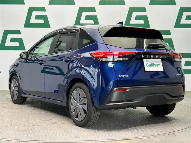 日産 ノート X 鹿児島県 2023(令5)年 1.1万km オーロラフレアブルーパール 禁煙車　/純正ナビ　/フルセグＴＶ/全方位カメラ　/Ｂｌｕｅｔｏｏｔｈ　/プロパイロット　/インテリジェントエマージェンシーブレーキ　/前後ドラレコ　/レーンキープアシスト　/ブラインドスポットモニター　/デジタルインナーミラー/LEDヘッドライト/カーテンエアバッグ//保証書/取説/純正ラバーマット