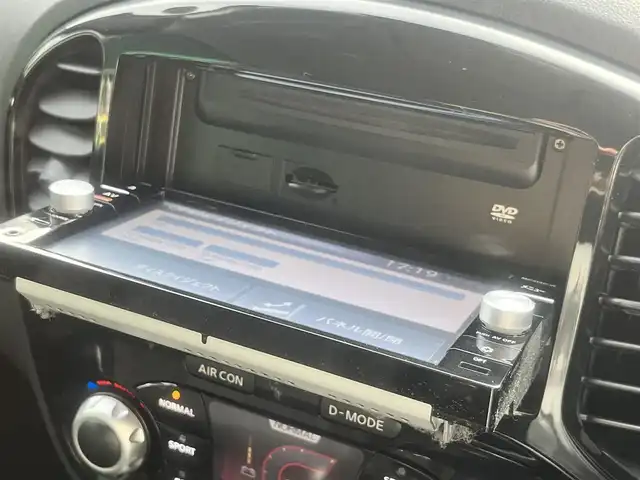 日産 ジューク 15RX Vセレクション 島根県 2016(平28)年 14.9万km アズライトブルー 純正メモリナビ　/Bluetooth/地デジ　/ＤＶＤ再生　　/前後ドライブレコーダー/ＥＴＣ　/ＡＢＳ　/衝突軽減ブレーキ　/レーンアシスト　/横滑り防止装置　/スマートキー　/プッシュスタート　/純正１７インチアルミホイール/純正フロアマット