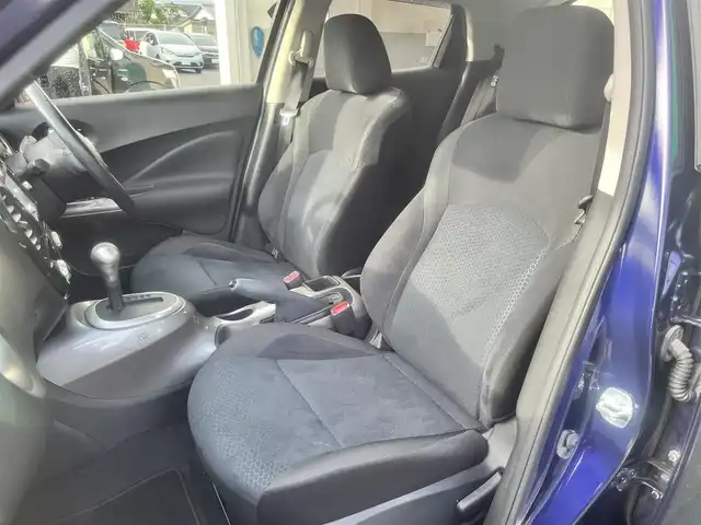 日産 ジューク 15RX Vセレクション 島根県 2016(平28)年 14.9万km アズライトブルー 純正メモリナビ　/Bluetooth/地デジ　/ＤＶＤ再生　　/前後ドライブレコーダー/ＥＴＣ　/ＡＢＳ　/衝突軽減ブレーキ　/レーンアシスト　/横滑り防止装置　/スマートキー　/プッシュスタート　/純正１７インチアルミホイール/純正フロアマット