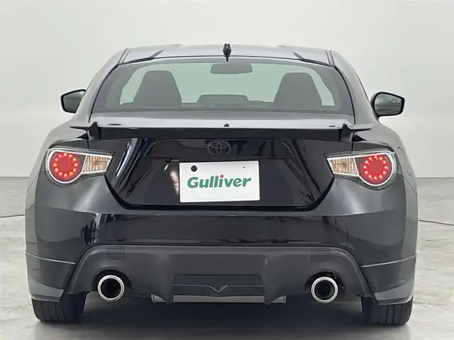 トヨタ ８６ GT リミテッド 福岡県 2012(平24)年 13.9万km クリスタルブラックシリカ モデリスタエアロ　/純正ナビ（フルセグＴＶ）　/バックカメラ　/ＥＴＣ　/パドルシフト　/ＭＴモード付　/シートヒーター　/ハーフレザーシート　/革巻きステアリング　/社外リアウィング　/純正１７インチＡＷ　/ＬＥＤライト