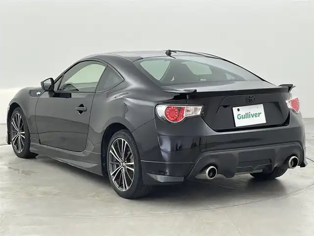トヨタ ８６ GT リミテッド 福岡県 2012(平24)年 13.9万km クリスタルブラックシリカ モデリスタエアロ　/純正ナビ（フルセグＴＶ）　/バックカメラ　/ＥＴＣ　/パドルシフト　/ＭＴモード付　/シートヒーター　/ハーフレザーシート　/革巻きステアリング　/社外リアウィング　/純正１７インチＡＷ　/ＬＥＤライト
