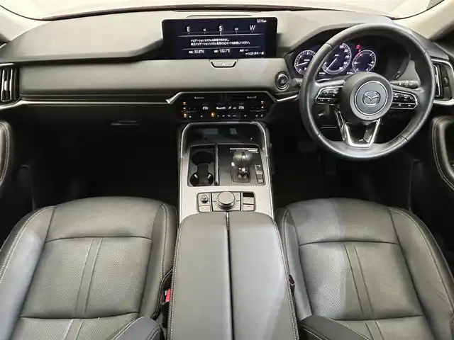 マツダ ＣＸ－６０ XD Lパッケージ 愛媛県 2023(令5)年 1.4万km ソウルレッドクリスタルM マツダコネクトナビ/フルセグテレビ/Bluetooth/AppleCarPlay/AndroidAuto/全方位カメラ/レーダークルズコントロール/ビルトインＥＴＣ　/社外前後ドライブレコーダー/前席シートヒーター/前席パワーシート/ハンドルヒーター/パドルシフト/パワーバックドア/置くだけ充電/ISOFIX
