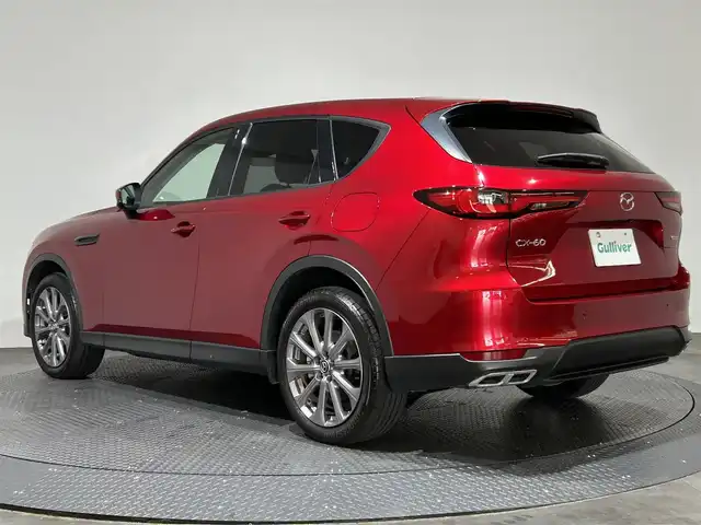 マツダ ＣＸ－６０ XD Lパッケージ 愛媛県 2023(令5)年 1.4万km ソウルレッドクリスタルM マツダコネクトナビ/フルセグテレビ/Bluetooth/AppleCarPlay/AndroidAuto/全方位カメラ/レーダークルズコントロール/ビルトインＥＴＣ　/社外前後ドライブレコーダー/前席シートヒーター/前席パワーシート/ハンドルヒーター/パドルシフト/パワーバックドア/置くだけ充電/ISOFIX