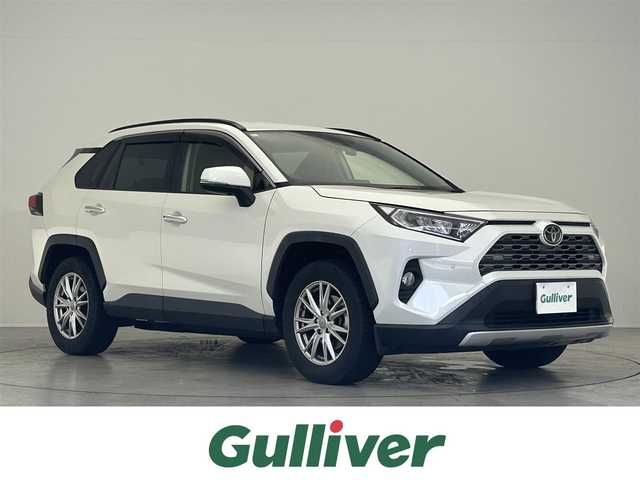 トヨタ ＲＡＶ４ G 滋賀県 2020(令2)年 4.5万km プレシャスホワイトパール 禁煙車/純正9型SDナビ/・CD/DVD/Blutooth/SD/フルセグ/パワーシート/シートヒーター/ステアリングヒーター/電動リアゲート/LEDヘッドライト/前後ドライブレコーダー/ビルトインETC/バックカメラ/BSM/追従付クルーズコントロール/オートブレーキホールド/オートマチックハイビーム/レーンキープアシスト/衝突軽減ブレーキ/横滑り防止