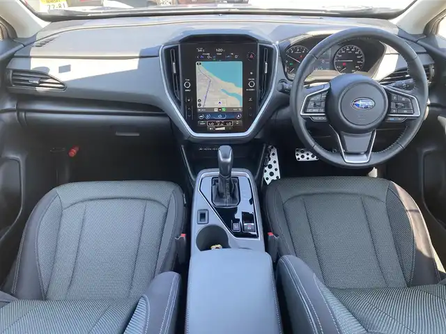 スバル クロストレック リミテッド 島根県 2023(令5)年 1.7万km ホライゾンブルーP メーカーディスプレイオーディオ/　(BT/AppleCarPlay/フルセグ)/全方位カメラ/EyeSight/ ・プリクラッシュブレーキ/ ・エマージェンシーレーンキープアシスと/ ・車線逸脱防止機能/ ・スバルリヤビークルディテクション/ ・ドライバーモニタリングシステム/ ・オートビークルホールド/ ・ステアリングレスポンシブヘッドライト/ ・レーダークルーズコントロール/ETC/前席パワーシート/運転席シートメモリー/オートライト/パドルシフト/純正ドアバイザー/電動格納ミラー/ミラーウィンカー /取扱説明書/保証書/スペアキー×1