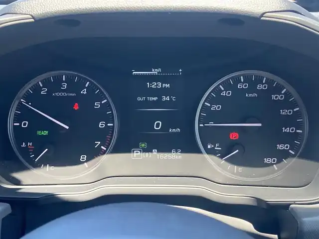 スバル クロストレック リミテッド 島根県 2023(令5)年 1.7万km ホライゾンブルーP メーカーディスプレイオーディオ/　(BT/AppleCarPlay/フルセグ)/全方位カメラ/EyeSight/ ・プリクラッシュブレーキ/ ・エマージェンシーレーンキープアシスと/ ・車線逸脱防止機能/ ・スバルリヤビークルディテクション/ ・ドライバーモニタリングシステム/ ・オートビークルホールド/ ・ステアリングレスポンシブヘッドライト/ ・レーダークルーズコントロール/ETC/前席パワーシート/運転席シートメモリー/オートライト/パドルシフト/純正ドアバイザー/電動格納ミラー/ミラーウィンカー /取扱説明書/保証書/スペアキー×1
