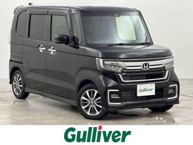 ホンダ Ｎ ＢＯＸ カスタム L 福岡県 2022(令4)年 3.2万km クリスタルブラックパール 社外ナビ／フルセグＴＶ　/バックカメラ　/アダプティブクルコン　/ＥＴＣ　/コーナーセンサー　/衝突被害軽減ブレーキ　/レーンキープ　/両側電動スライドドア　/シートヒーター　/純正１４インチＡＷ　/ＬＥＤヘッドライト
